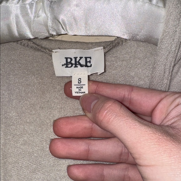 BKE Beige Hooded Sweatshirt - Picture 2 of 4